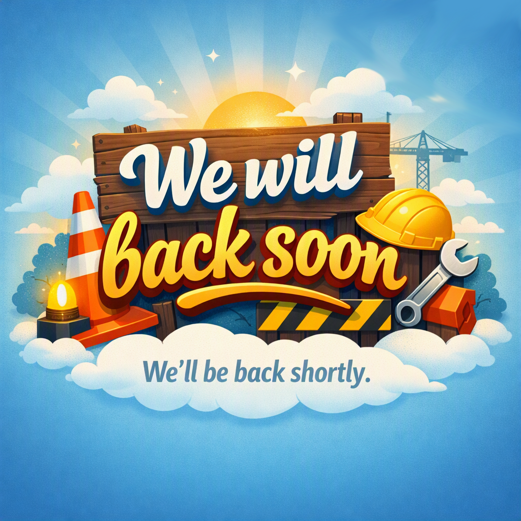We will back soon